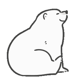 シロクマ Sticker