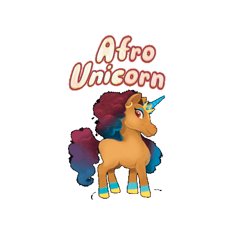 Divine Sticker by Afro Unicorn