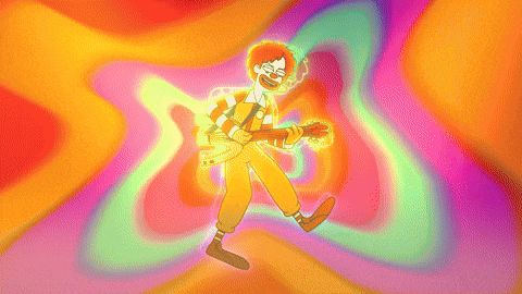 Ronald Mcdonald Fun GIF by Cartuna