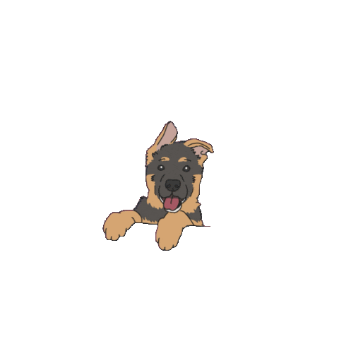 German Shepherd Dog Sticker