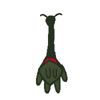 Giraffe Weevil Party Sticker