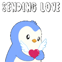 I Love You Heart Sticker by Pudgy Penguins