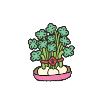 Lunar New Year Good Luck Sticker by Morning Giants Studio