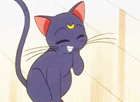 sailor moon laughing GIF