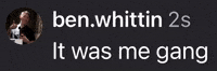 It Was Me Ben GIF