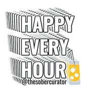Alcohol-Free Zero Proof Sticker by The Sober Curator