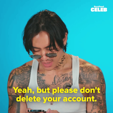 Don't delete account