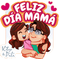 Mom Momlove Sticker by Kty&Pili