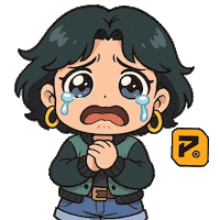 Sad Cry Sticker by Persona