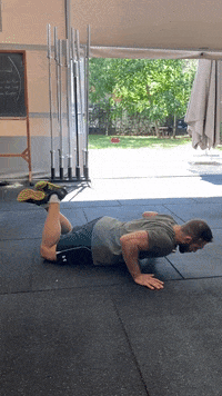 Kneeling Push Up GIF by Crossfit Boran