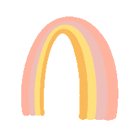 lettersbyshells rainbow lettering calligraphy shelly kim Sticker