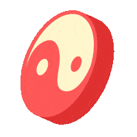 phiphioutfits hippie yin yang ying yang phi phi Sticker