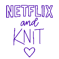 Squishylaroo netflix knitting knit squishylaroo Sticker