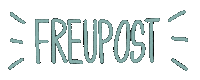 Freupost Sticker by creativedepot