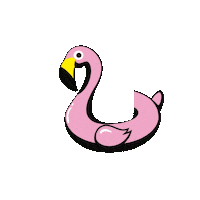 pink flamingo Sticker by PEACE TEA Canada