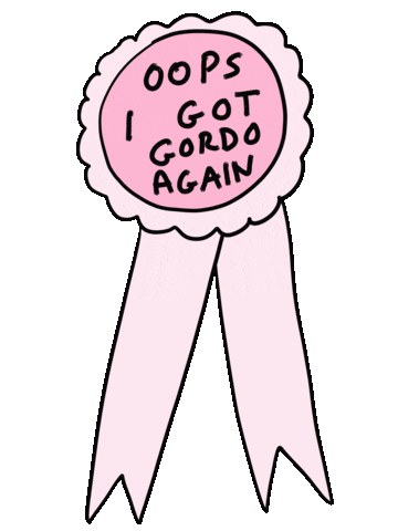 Oops I Got Gordo Again Sticker by Taco Gordo
