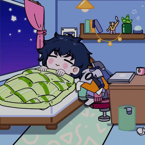 Tired Good Night GIF by Shibuya Station