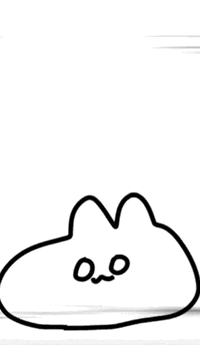 yapic5 run rabbit うさぎ 走る GIF