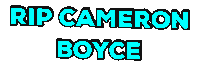 Rip Cameron Boyce Sticker by GIPHY Text
