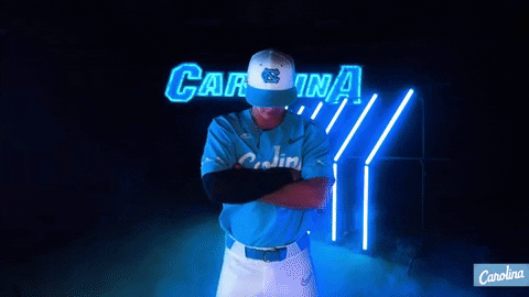 North Carolina Baseball GIF by UNC Tar Heels