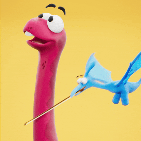 Performance Dinosaur GIF by Claynosaurz