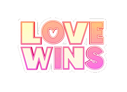 The Best Love Sticker by Paula Baines