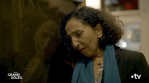 Sad Cry GIF by Un si grand soleil