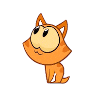 Cat Meow Sticker by Om Nom