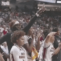 Looking College Basketball GIF by NCAA March Madness