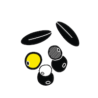 Blueberry Tea Lover Sticker by chirimonsta