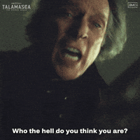 Angry Who Are You GIF by Anne Rice's Immortal Universe