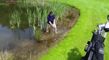Golfer Catches Unlucky Break, Sends Club Spinning Into Lake