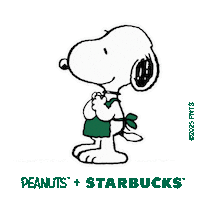 Peanuts Sticker by Starbucks APAC