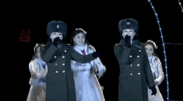 north korea new years celebration GIF