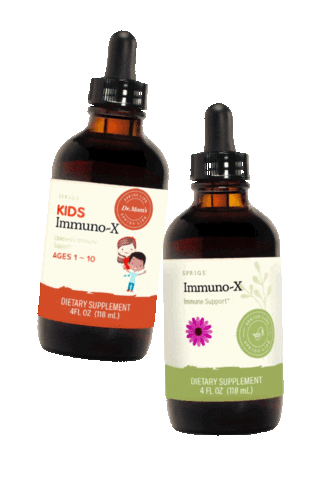 sprigslife kids healthy sick vitamins Sticker