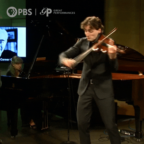Violin GIF by GREAT PERFORMANCES | PBS