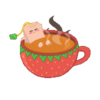 Coffee Time Summer Sticker