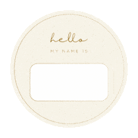 Hello My Name Is Birth Announcement Sticker by Loulouandcompany