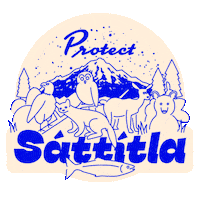 Camping Climate Change Sticker by INTO ACTION