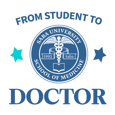 Doctor Commencement Sticker by GUS Med and Vet Schools