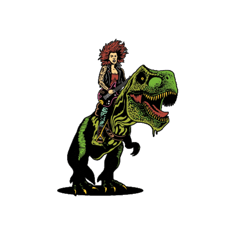 Dino Ruhrgebiet Sticker by RuhrpottRodeo