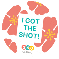 Vaccine Sticker by 360 Clinic MD