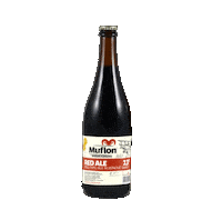 Red Ale Beer Sticker by Pivovar Muflon