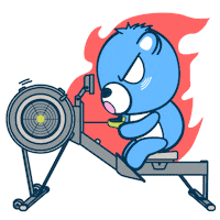 10_e_lab fitness health bear crossfit Sticker