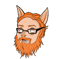 veinityfair werewolf fwerewolf forensic werewolf ginger werewolf Sticker