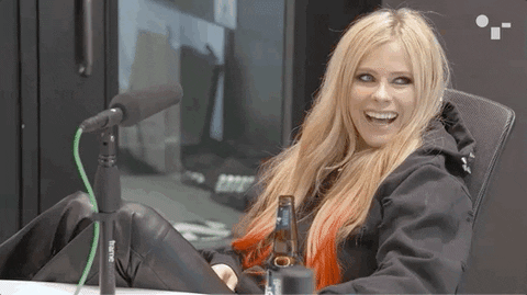 Avril Lavigne Smile GIF by Audacy