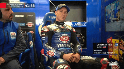 Jonathan Rea Hello GIF by WorldSBK