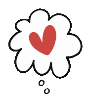 Thinking Of You Love Sticker