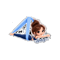 Aerialist Aerial Yoga Sticker