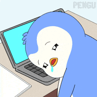 Tired Work GIF by Pudgy Memez